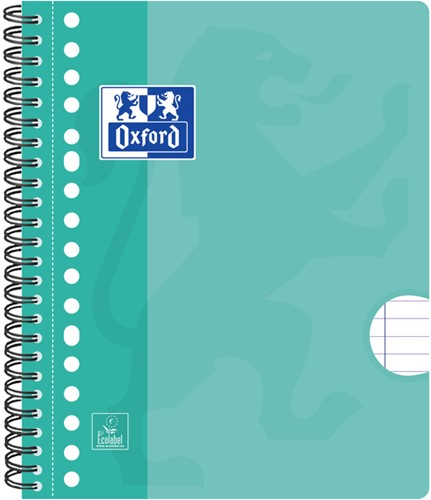 Collegeblok Oxford School A5+ lijn 17-gaats 160 pagina's 80gr assorti-2
