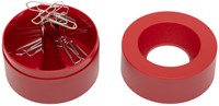 Papercliphouder MAUL Pro magnetisch Ø73x60mm rood-2