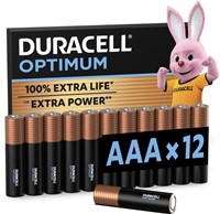 Batterij Duracell Optimum 12x AAA-2