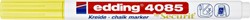 Krijtstift edding 4085 by Securit rond 1-2mm neon geel