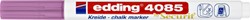 Krijtstift edding 4085 by Securit rond 1-2mm metallic roze