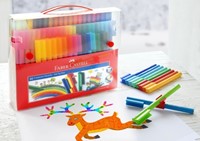 Kleurstiften Faber-Castell Connector assorti cadeauset à 80 stuks-2