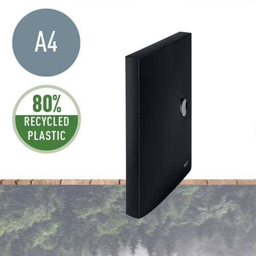 Documentenbox Leitz Recycle A4 PP zwart-4