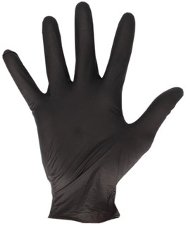 Handschoen CMT L soft nitril zwart 100 stuks-3