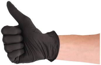 Handschoen CMT XL soft nitril zwart 100 stuks-1