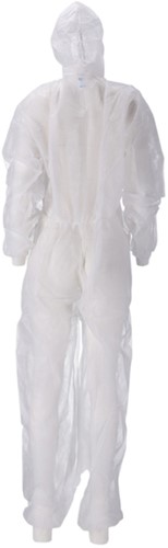 Overall CMT M non-woven ritssluiting PP wit 50 stuks-2