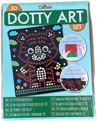 Knutselset 3D Dotty art assorti-4