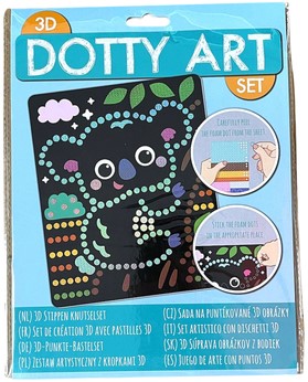 Knutselset 3D Dotty art assorti-2