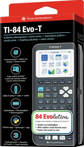 Rekenmachine TI-84 Evo-T zwart-3