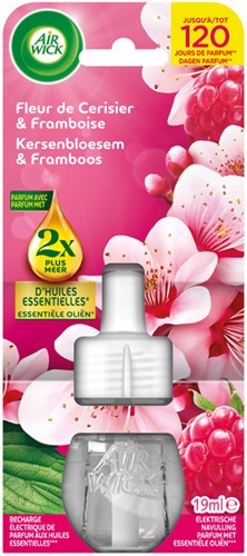 Luchtverfrisser AirWick Electrical Kersenbloesem & Framboos refill 19ml