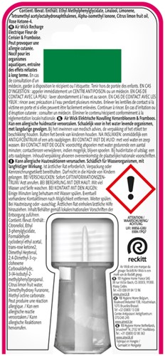 Luchtverfrisser AirWick Electrical Kersenbloesem & Framboos refill 19ml-2
