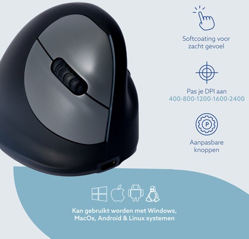 Ergonomisch muis R-Go HE Break Wireless Rechts M-2