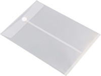 Enveloptas Europel A4 240x335mm staand PP transparant wit