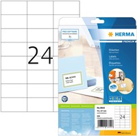 Etiket HERMA 8644 70x37mm premium wit 240 stuks