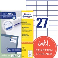 Etiket Avery 3479 70x32mm wit 2700 stuks-3