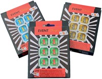 Consumptie breekmunten Combicraft 200 stuks geel