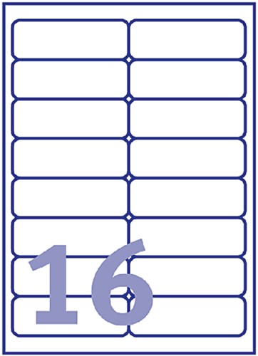 Etiket Avery J8562-25 99.1x33.9mm transparant 400 stuks-2