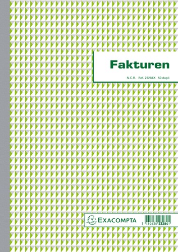 Kasboek Exacompta Manifold facturen dupli 50vel