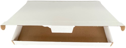 Brievenbusbox IEZZY A4 360x255x26mm karton wit