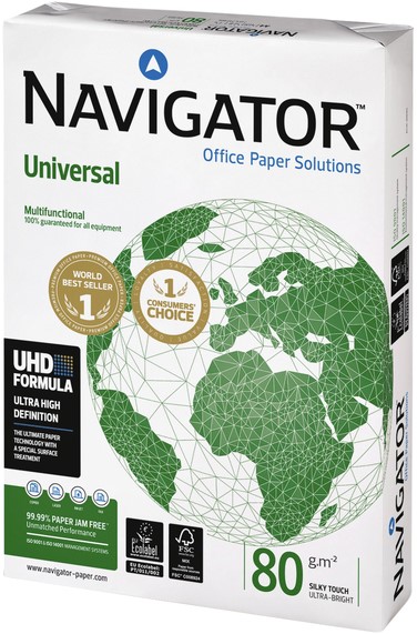 Geavanceerd Mus Het beste Kopieerpapier Navigator Universal A4 80gr wit 500vel Hoogerwerf