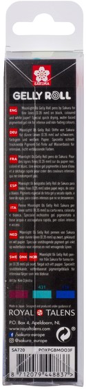 Gelschrijver Sakura Gelly Roll Moonlight 06 galaxy set à 3 kleuren