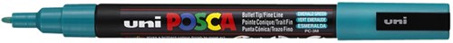 Verfstift Posca PC3M fijn smaragdgroen