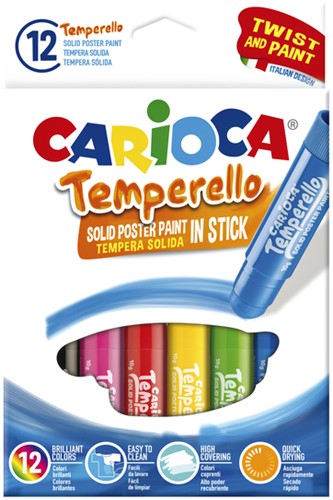 Plakkaatverf Carioca Temperello 12 stuks
