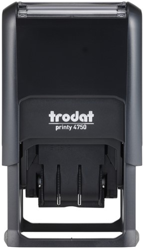 Woord-datumstempel Trodat Printy 4750 betaald op zwart