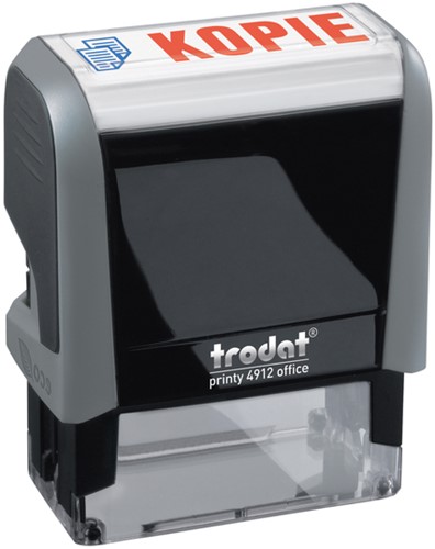 Tekststempel Trodat Printy 4912 Office kopie grijs