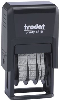 Datumstempel Trodat Printy 4810 cijfers zwart