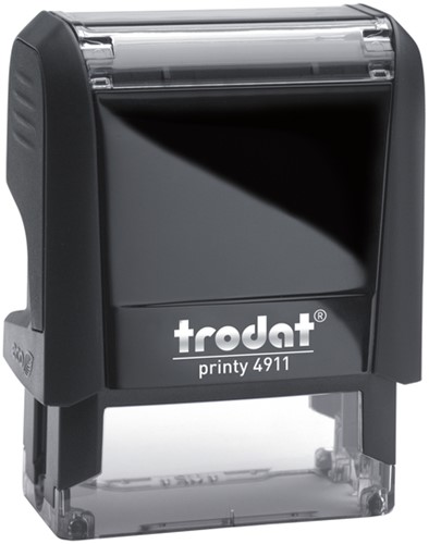 Tekststempel Trodat Printy 4911 personaliseerbaar zwart