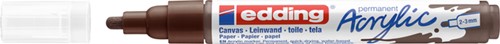 Acrylmarker edding e-5100 medium chocoladebruin