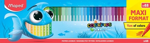 Kleurstift Maped Color'Peps Ocean doos à 48 kleuren