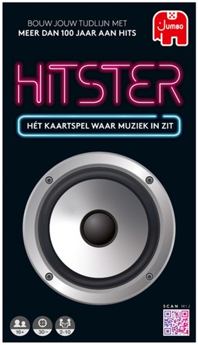 Kaartspel Hitster 16+ waar muziek in zit-1
