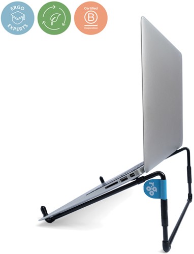 Laptopstandaard R-Go Travel Zwart