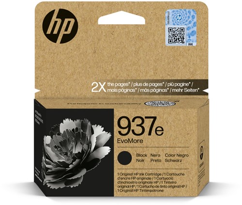 Inktcartridge HP 4S6W9NE 937E Evomore zwart