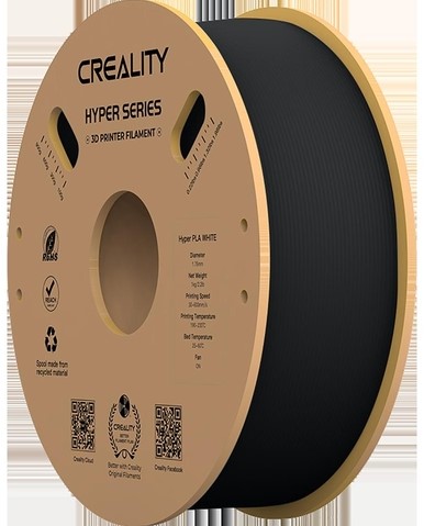 3D Filament Creality Hyper PLA 1.75mm Zwart 1kg