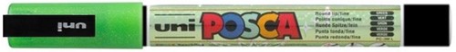 Verfstift Posca PC3M fijn glitter donkergroen