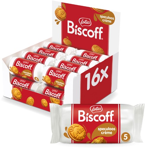 Koekjes Lotus Biscoff sandwich speculooscreme 5 stuks