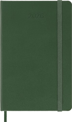 Agenda 2026 Moleskine 12M Planner Weekly 7dagen/1pagina pocket hc myrtle green