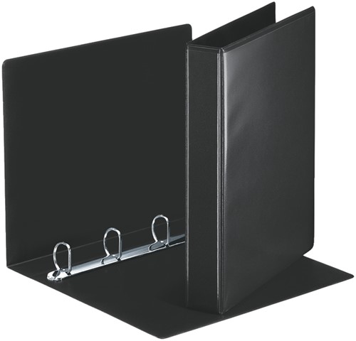 Presentatieringband Esselte Essentials panorama A4 4-rings D-mechaniek 30mm zwart