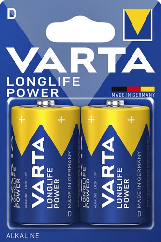 Batterij Varta Longlife Power 2x D