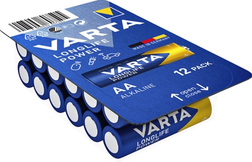 Batterij Varta Longlife Power big box 12x AA