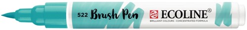 Brushpen Talens Ecoline turquoiseblauw