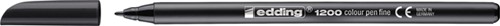 Fineliner edding 1200 001 fijn zwart
