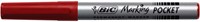 Viltstift Bic 1445 ecolutions rond fijn rood-2