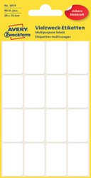 Etiket Avery Zweckform 3074 29x18mm wit 96 etiketten