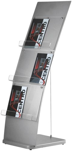 Folderstandaard OPUS 2 6x A4 gebogen wand