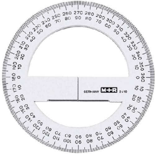 Kompasroos M+R 2415 150mm polystyrol transparant