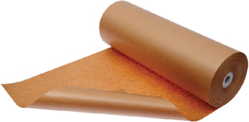 Inpakpapier Kraft gestreept 70gr 100cm x 100m op rol